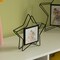 Modern Star Shape Black Metal Decor Photo Frame for Tabletop Display